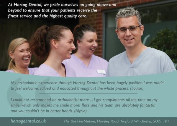 Hartog Dental - Orthodontic Referrals - Hampshire